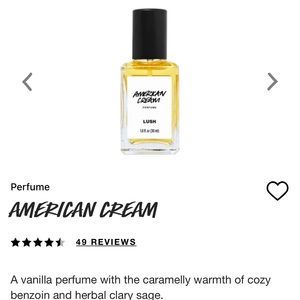 LUSH AMERICAN CREAM  perfume